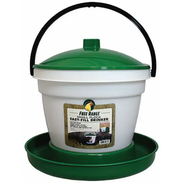 Free Range 1000266 Small Flock Easy-Fill Drinker 3.5 Gallon