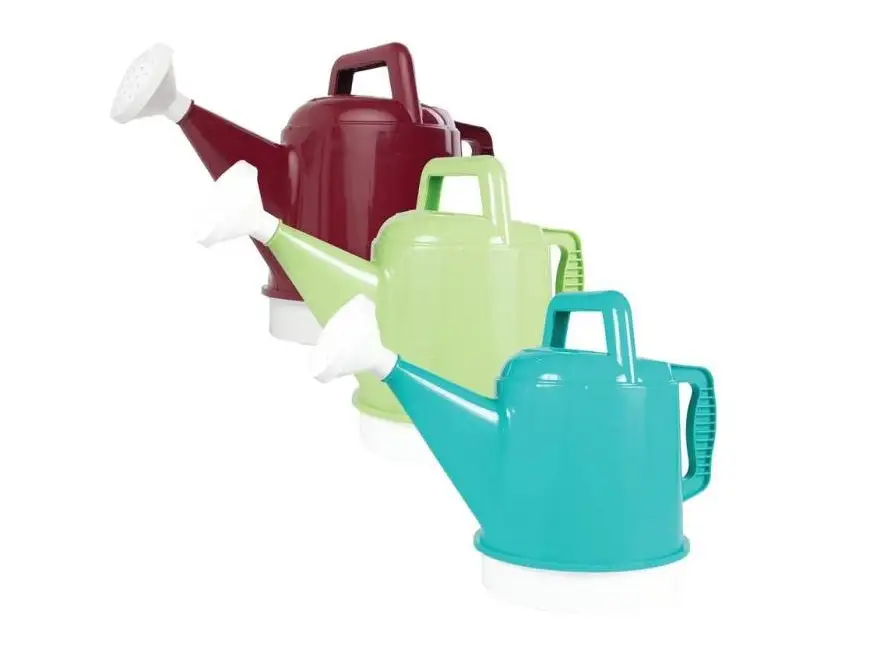 Bloem 2.5 Gallon Watering Can 6 Pack Assorted Colors Indoor and Outdoor Plants