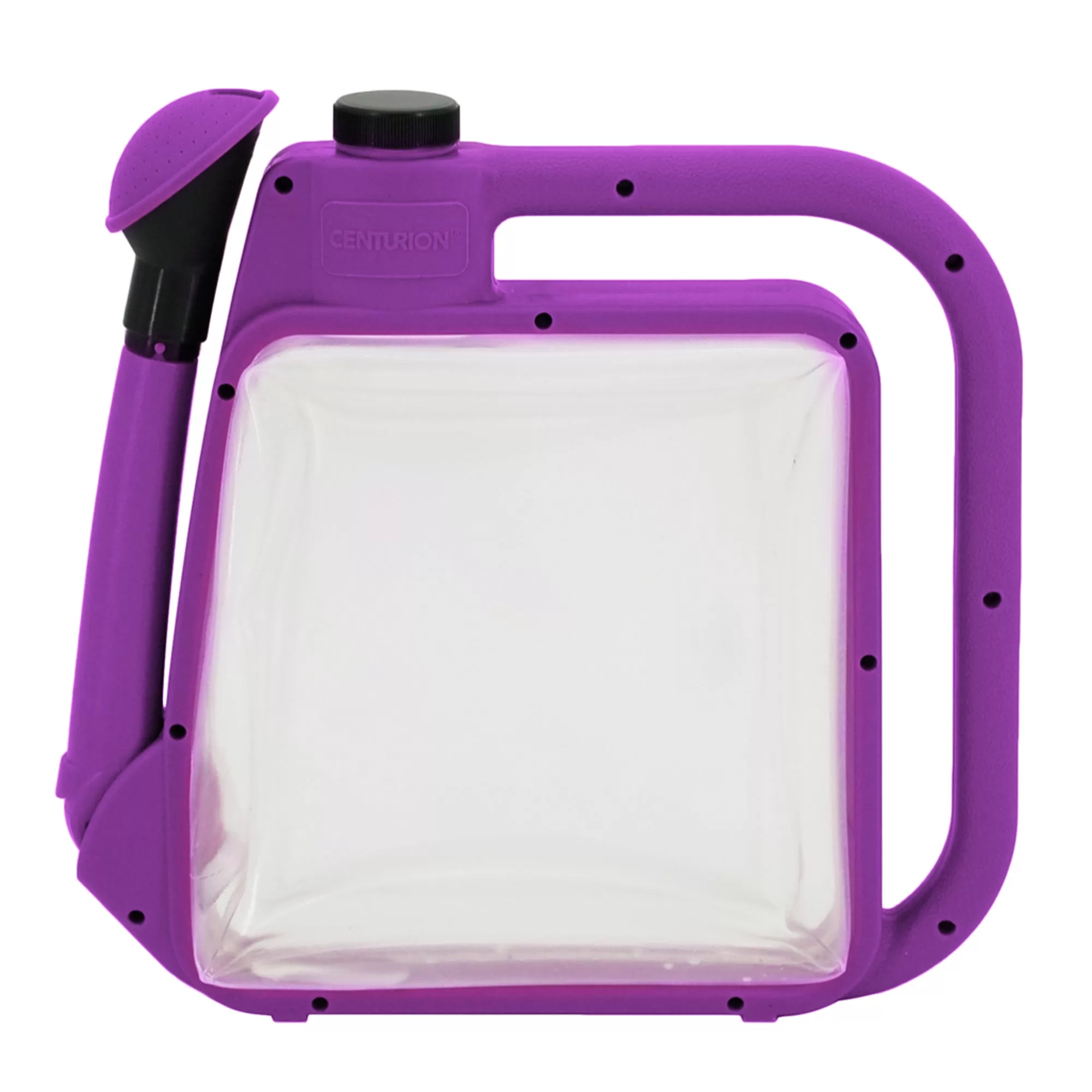 CENTURION 1.5 Gallon Foldable Outdoor Watering Can Rotate Nozzle Lavender