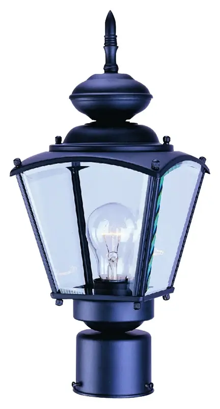 Boston Harbor 4007H-5 Outdoor Post Lantern, 120 V, 100 W, Hardened Fixture