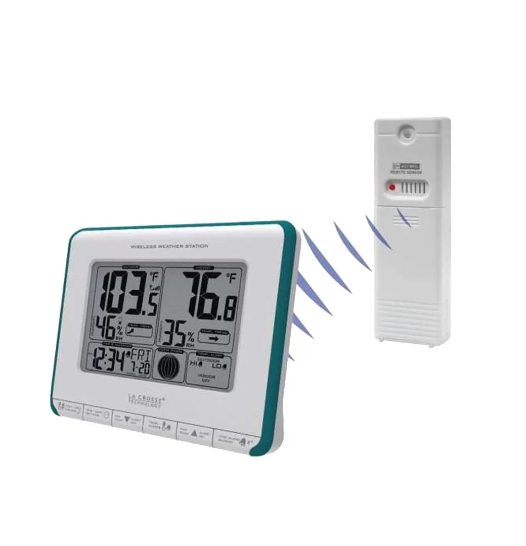 La Crosse Technology 308-1711BL Wireless Weather Station Temperature & Humidity