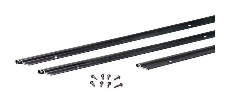 M-D Bronze Aluminum Weatherstrip Set Door Jambs 84.25 L X 1/4 W