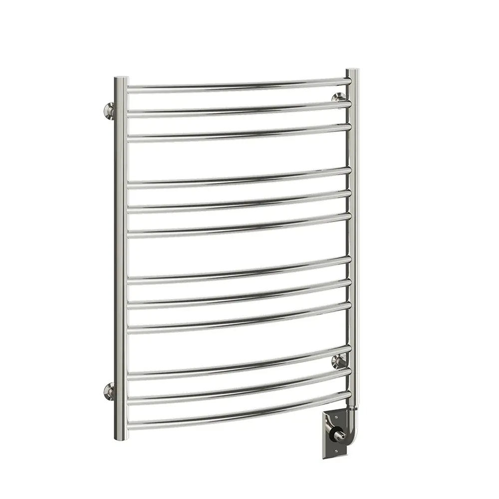 Chauffe-serviettes hydronique Laveno 23,5" x 31" - Nickel poli