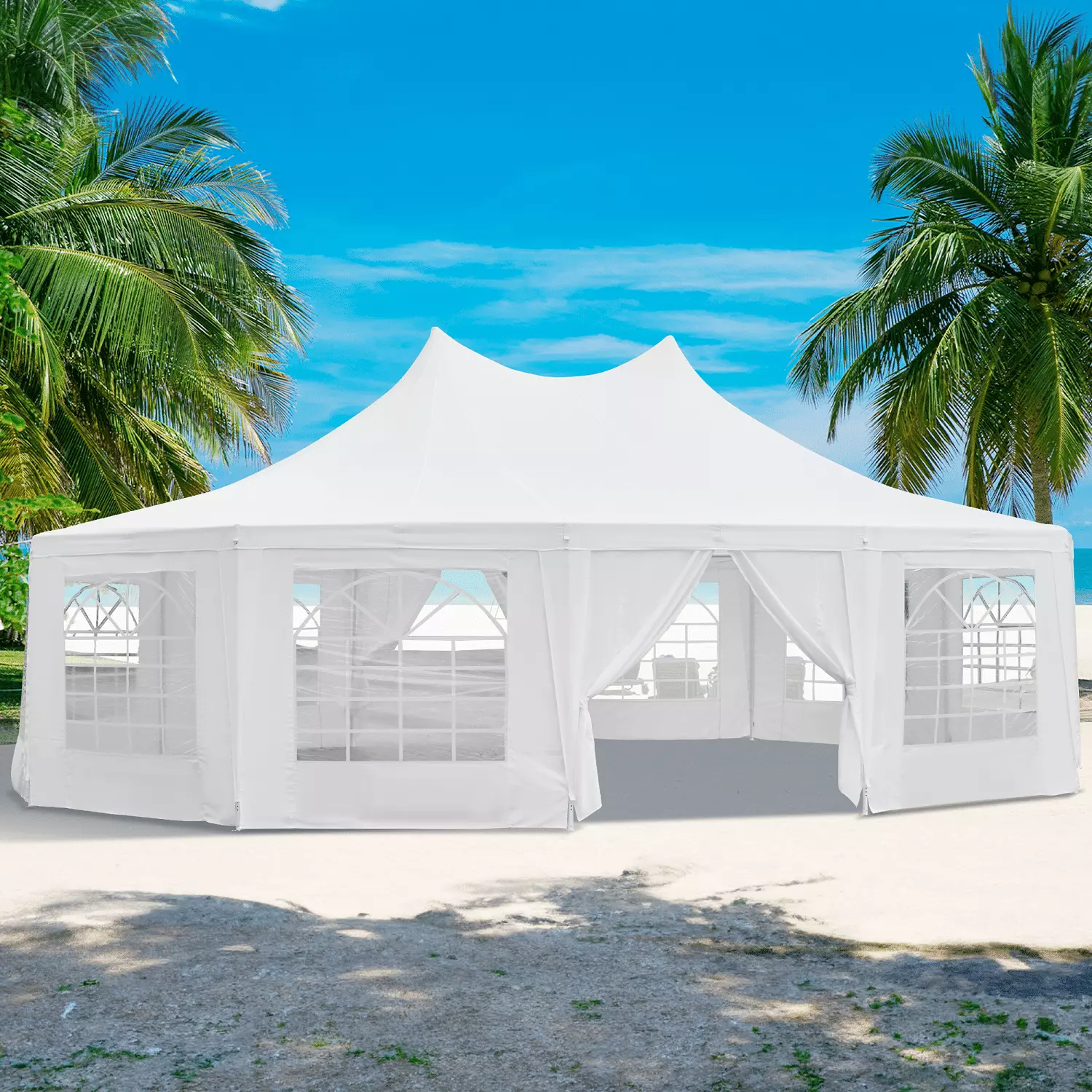 Richryce 24'x 30' Party Tent All Weather Waterproof Wedding Tent Events