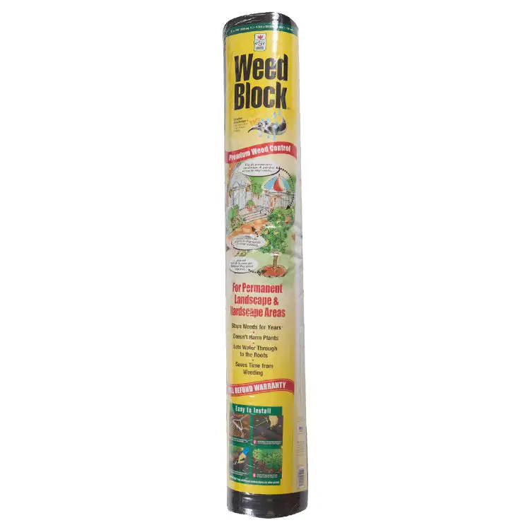 WeedBlock 1081 Original Black Landscape Fabric 4 ft. x 50 ft. Weed Control