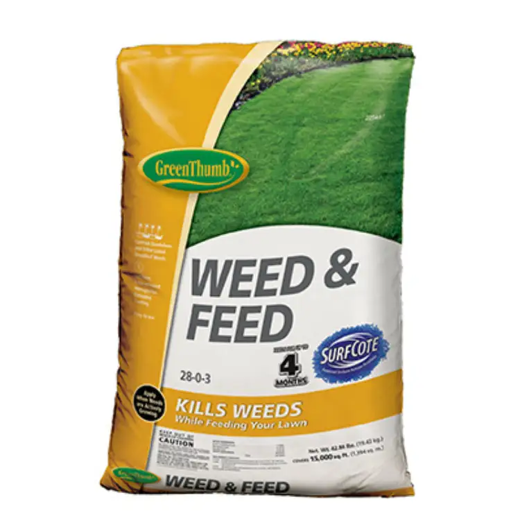 Green Thumb GT23291 Weed & Feed Lawn Fertilizer w/Surfcote 28-0-3 15000 Sq.Ft.