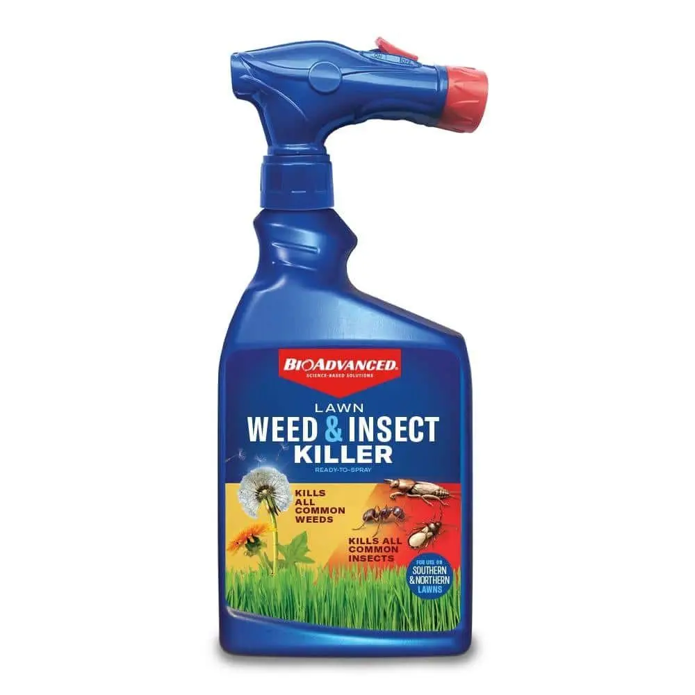 BioCutting-edge Ready-to-Spray Lawn Weed Plus Insect Killer 32 oz Effective Pest Control BioAdvanced