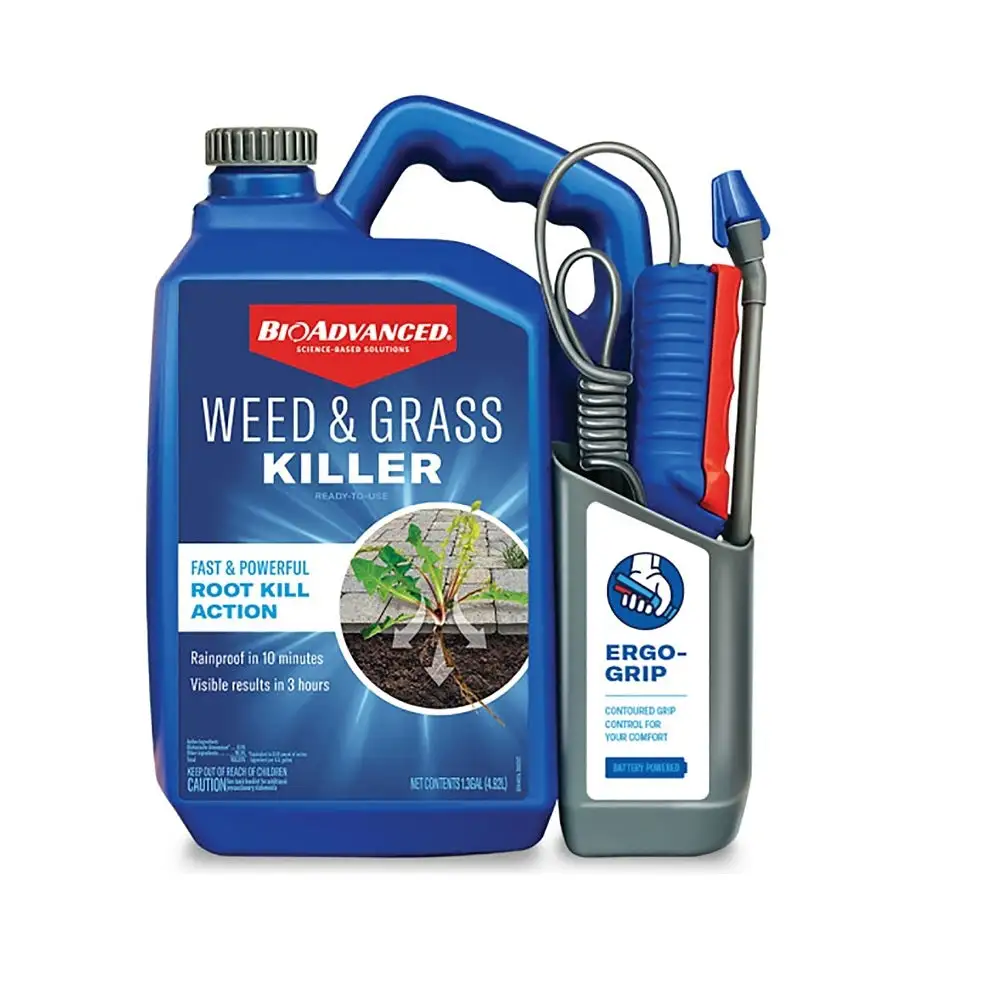 BioAdvanced 704199A Weed and Grass Killer 1.3 Gallon Concentrate Formula