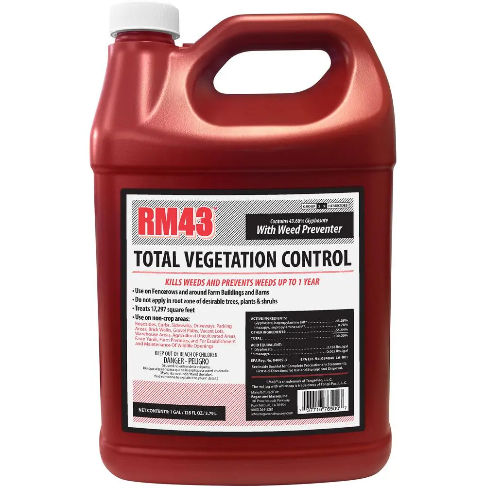 RM43 76500 Total Vegetation Control Weed Killer & Preventer Concentrate 1-Gallon