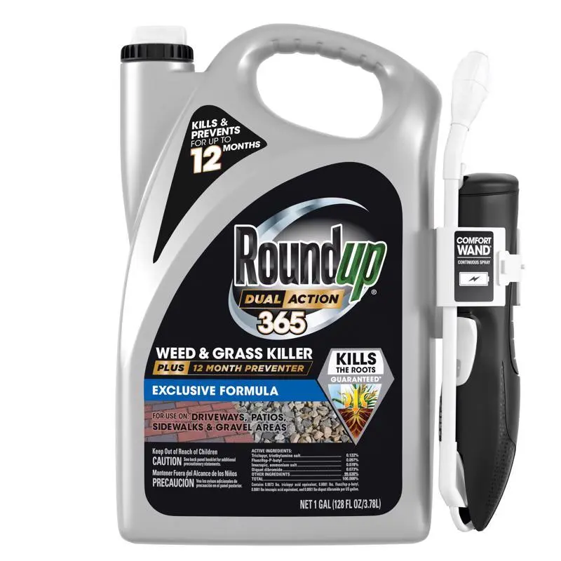 Roundup Weed and Grass Killer RTU Liquid 1 gal Ready to Use Fast Results