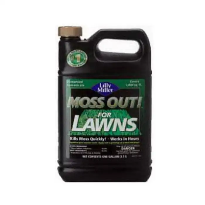 Lilly Miller 100099156 Moss Out Lawns Concentrate 1-Gallon Fast-Acting Moss Killer