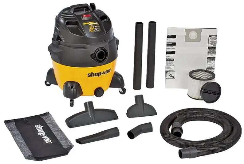 Shop-Vac 5983300 Quiet Wet and Dry Corded Vacuum 6.5 HP Home and Workshop