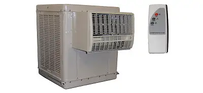 Champion Cooler RWC35 2-Speed Window Evaporative Cooler 3300 CFM Energy Efficient Home Cooler