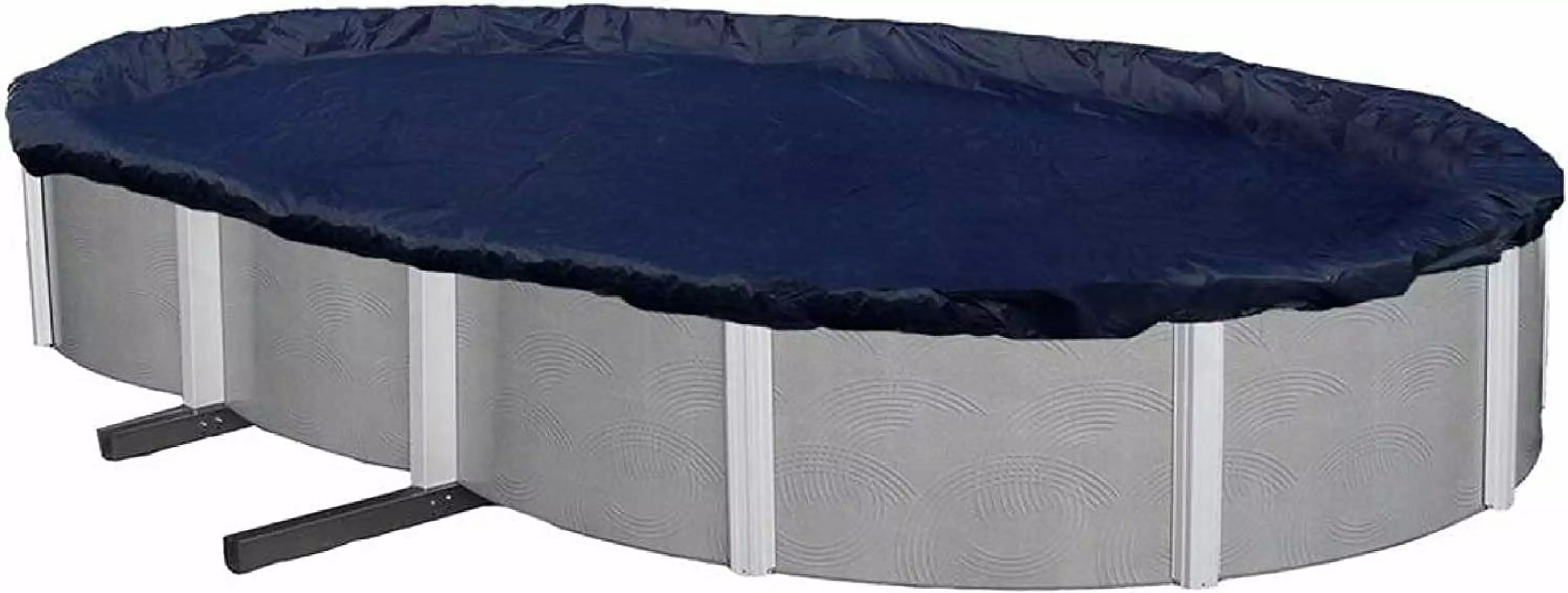 Winter Block Oval Pool Cover 18 x 33 Foot Laminated Polyethylene Aboveground Pools 10
