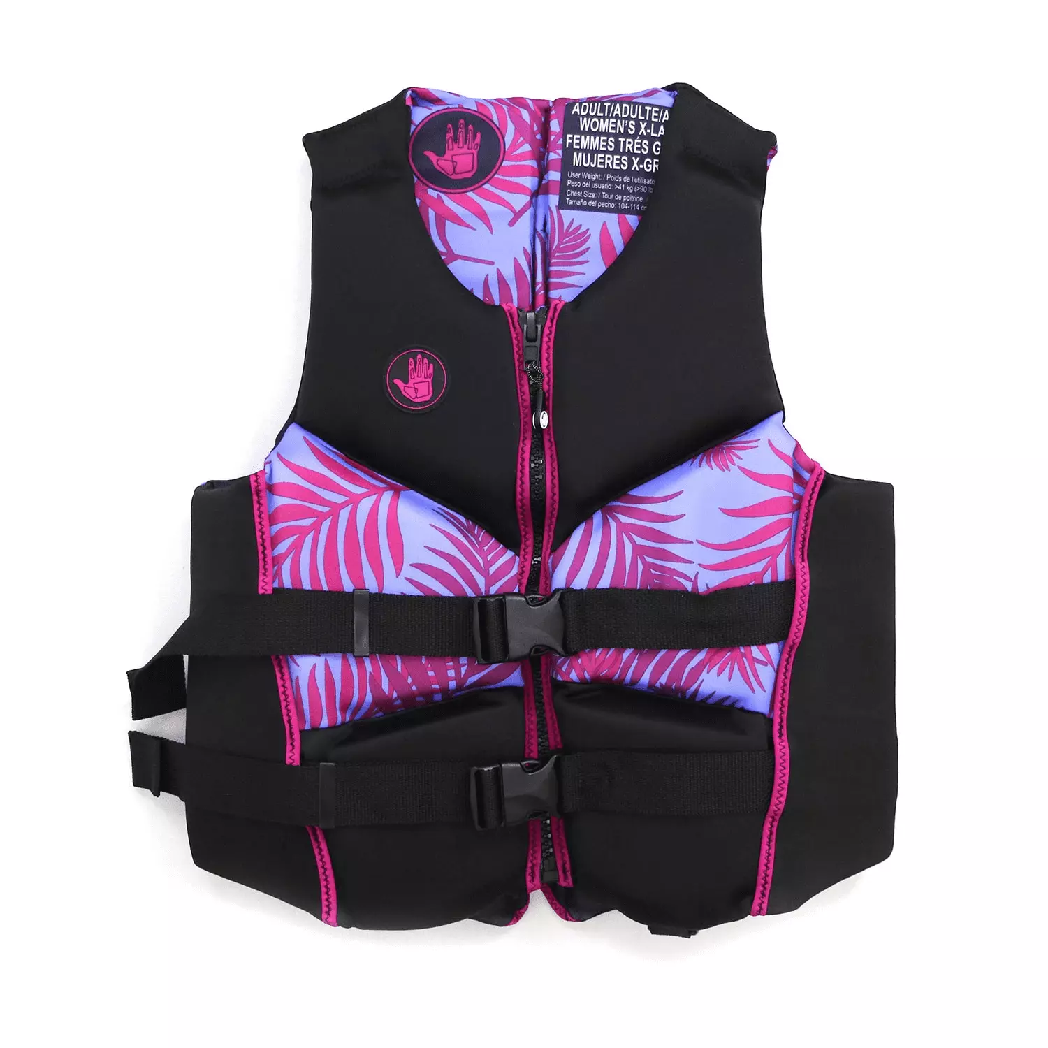 Body Glove Women's PFD US Coast Guard Approved Life Jacket Palm Purple L