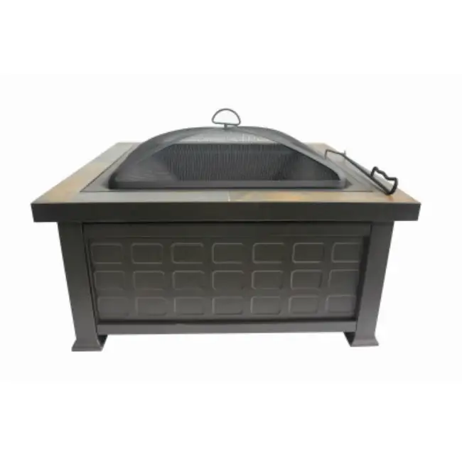 Four Seasons Courtyard FTB-3098A 30 Inch Brown Wood Burning Fire Pit