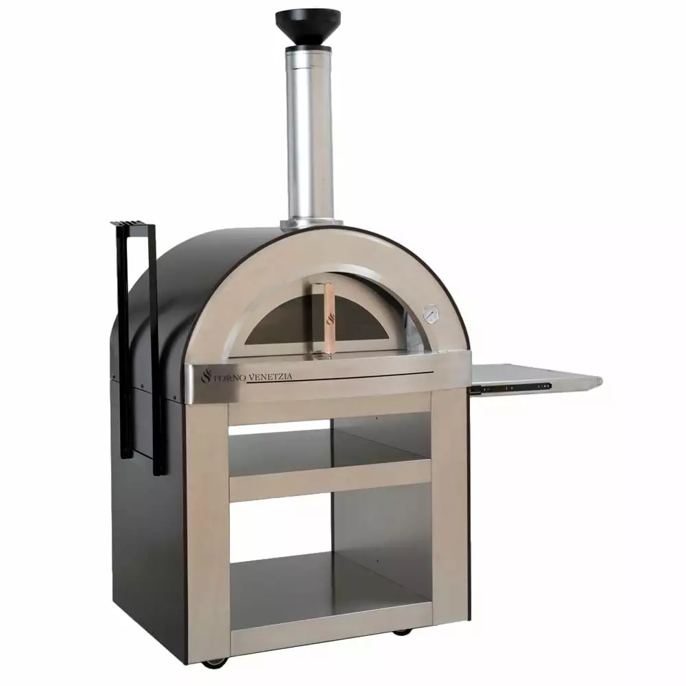 Forno Venetzia Torinto 500 Outdoor Wood Burning Pizza Oven Authentic Cooking
