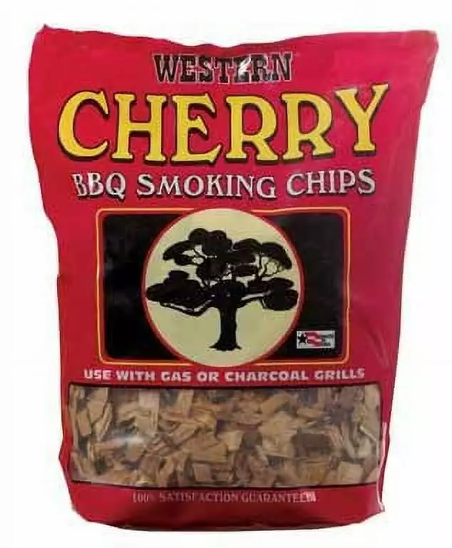 Western Cherry Smoking Chips 2-Pound Bags Pack 6