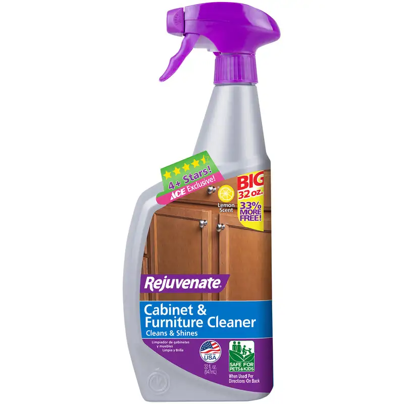 Cabinet Furniture Cleaner 32oz Pack 6 Wood Surface Cleaner Spray Rejuvenate