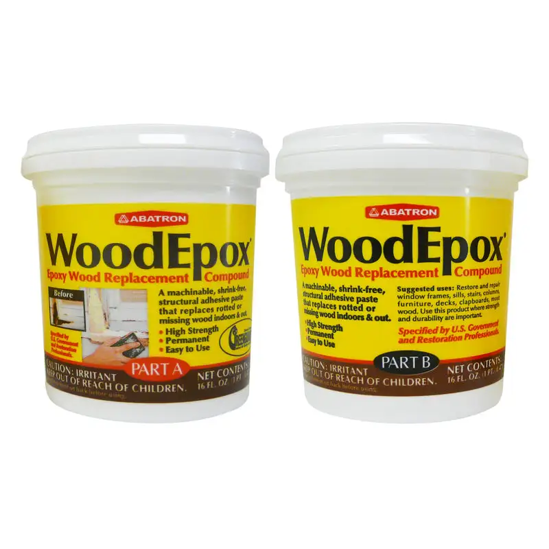 Abatron WoodEpox Beige Epoxy Wood Filler Kit 2 Pint