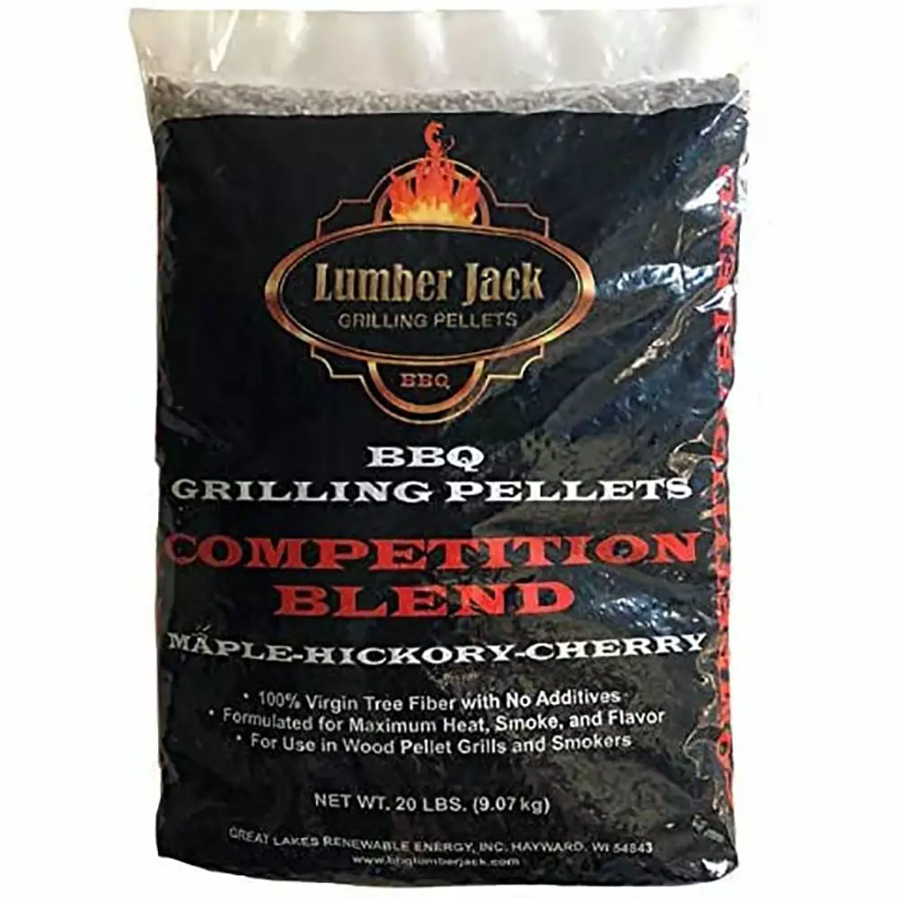 Maple Hickory Cherry BBQ Grilling Pellets 20 lbs - Premium All Natural Smoking Wood Blend