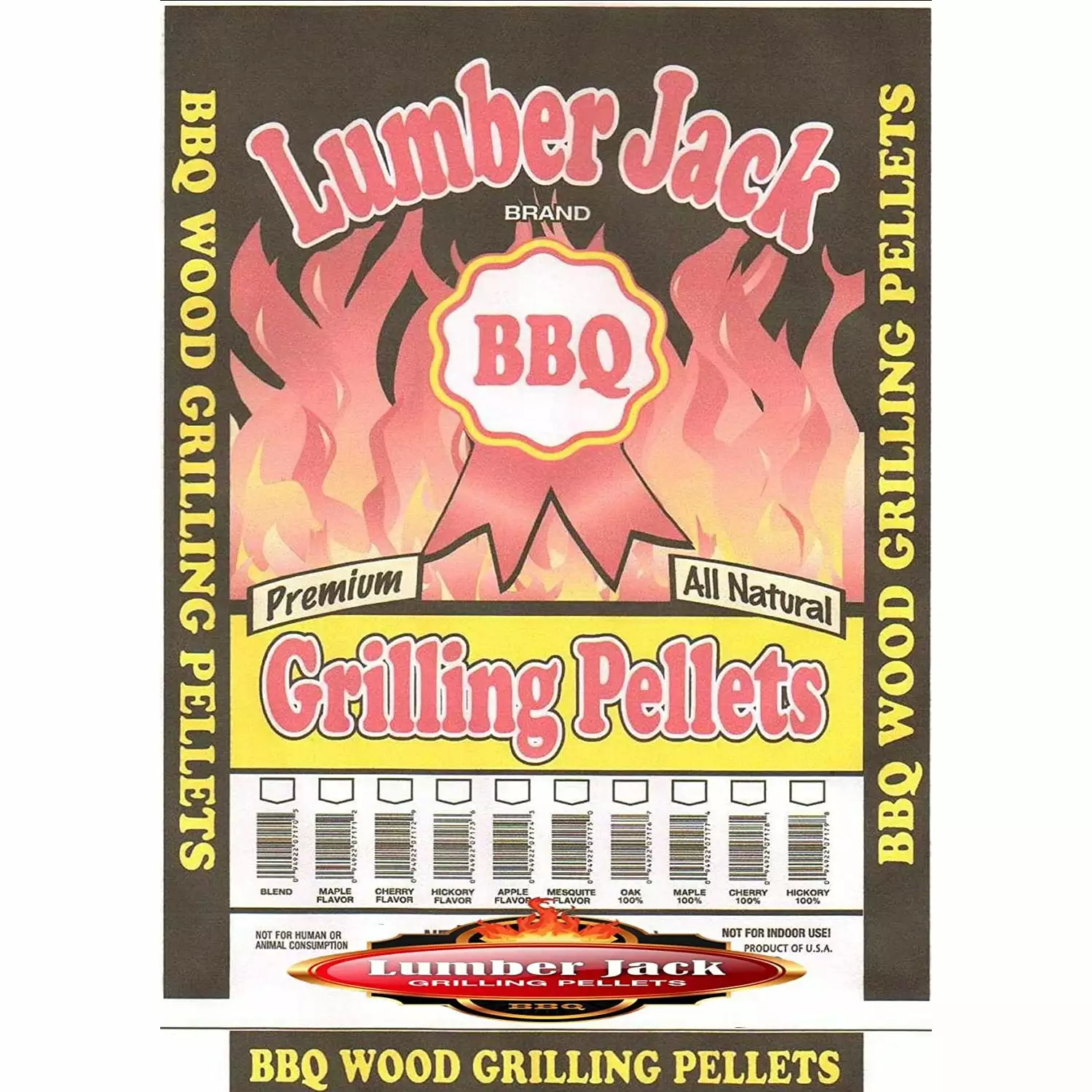 YSSY 20-pounds BBQ Grilling Wood Pellets Maple-Hickory-Cherry