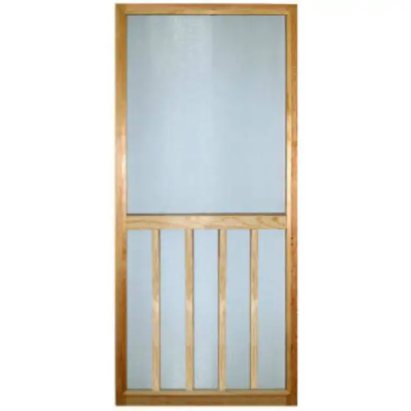Wood Products Heavy-Duty Wood Screen Door Vertical Bar 2'6 x 6'8