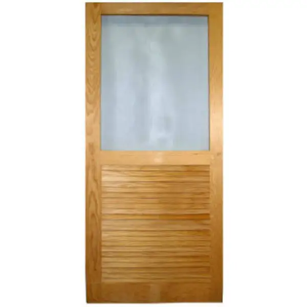 Wood Products Wood Screen Door Louver 3' x 6'8 Ventilated Design
