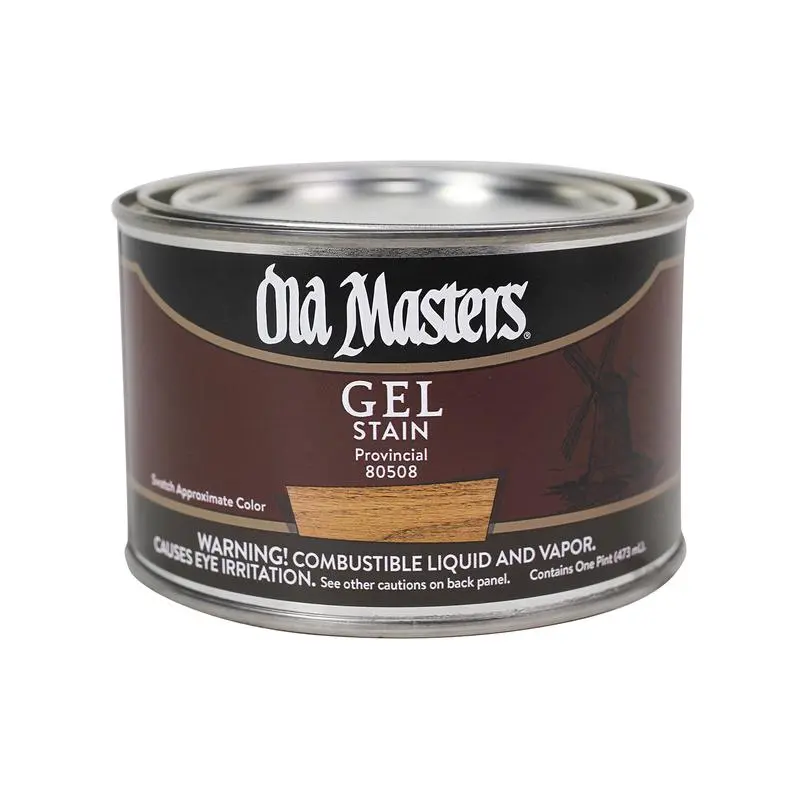 Old Masters Semi-Transparent Natural Oil-Based Alkyd Gel Stain 1 pt Wood Finishing