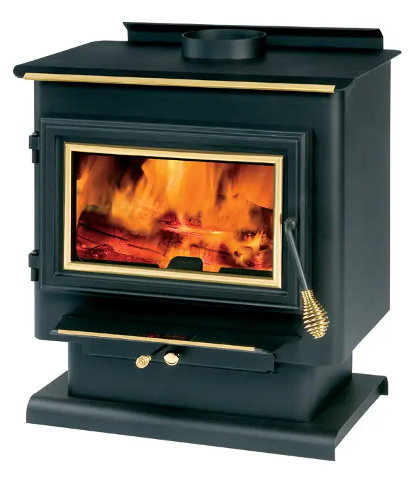 Englands Stove Works Summers Heat Pedestal Non-Catalytic Wood Stove Heating Stove