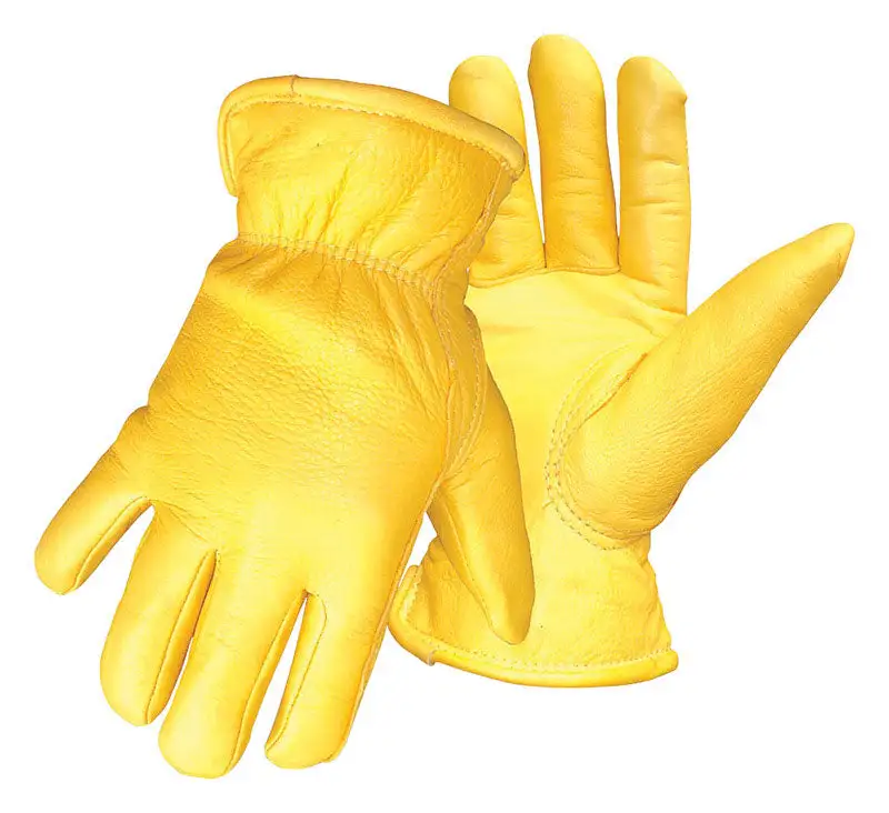 Boss Therm Men's Indoor Outdoor Driver Work Gloves Yellow Large 1 Pair