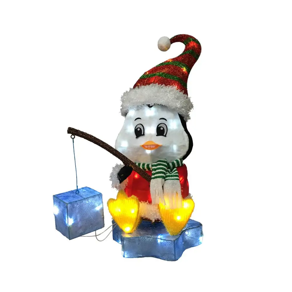 Celebrations 54284-71 LED Gnome Halloween Yard Decor Light-Up Features
