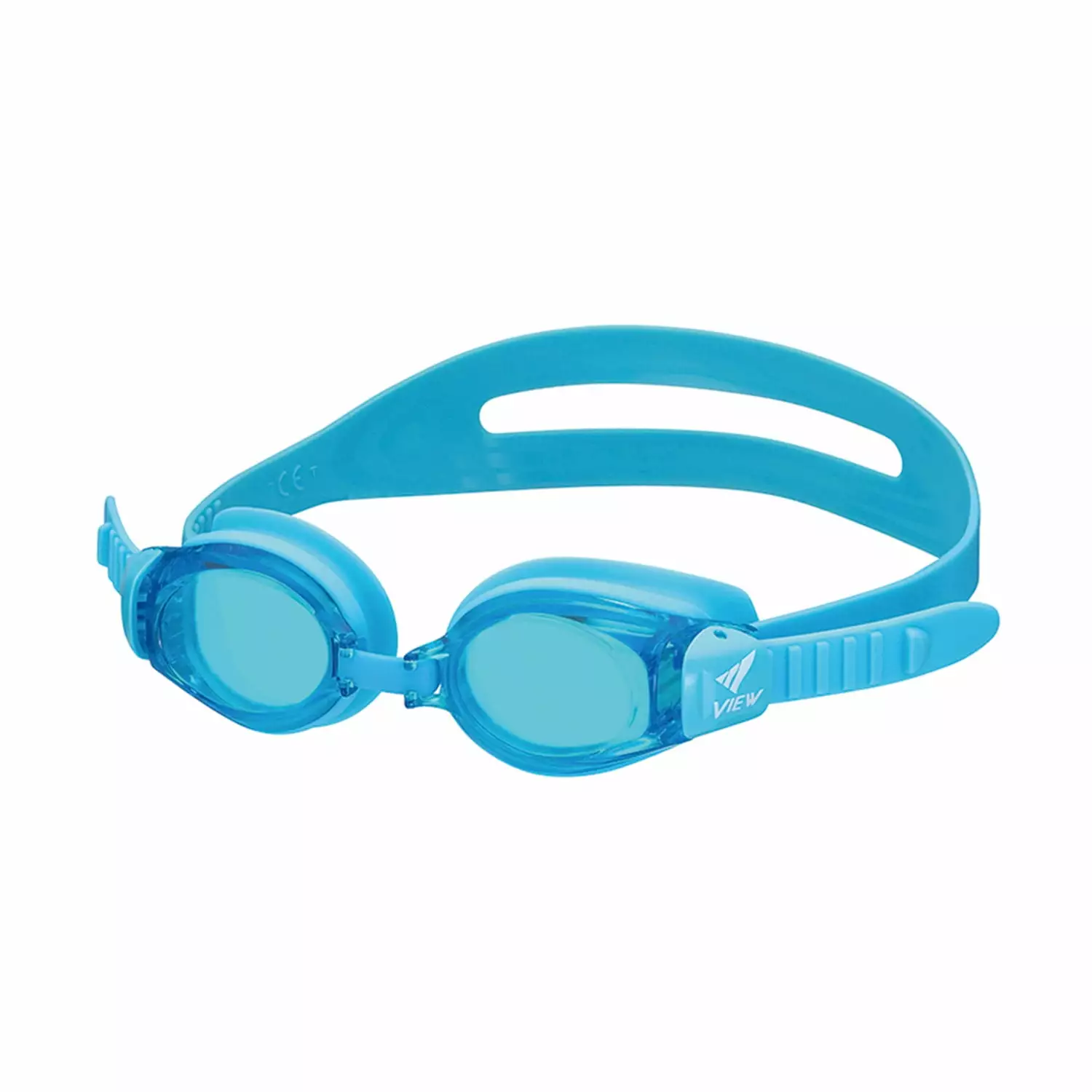 VIEW Swimming Gear V-730JASA SWIPE Youth Swim Goggles Aquamarine Anti-Fog UV Protection