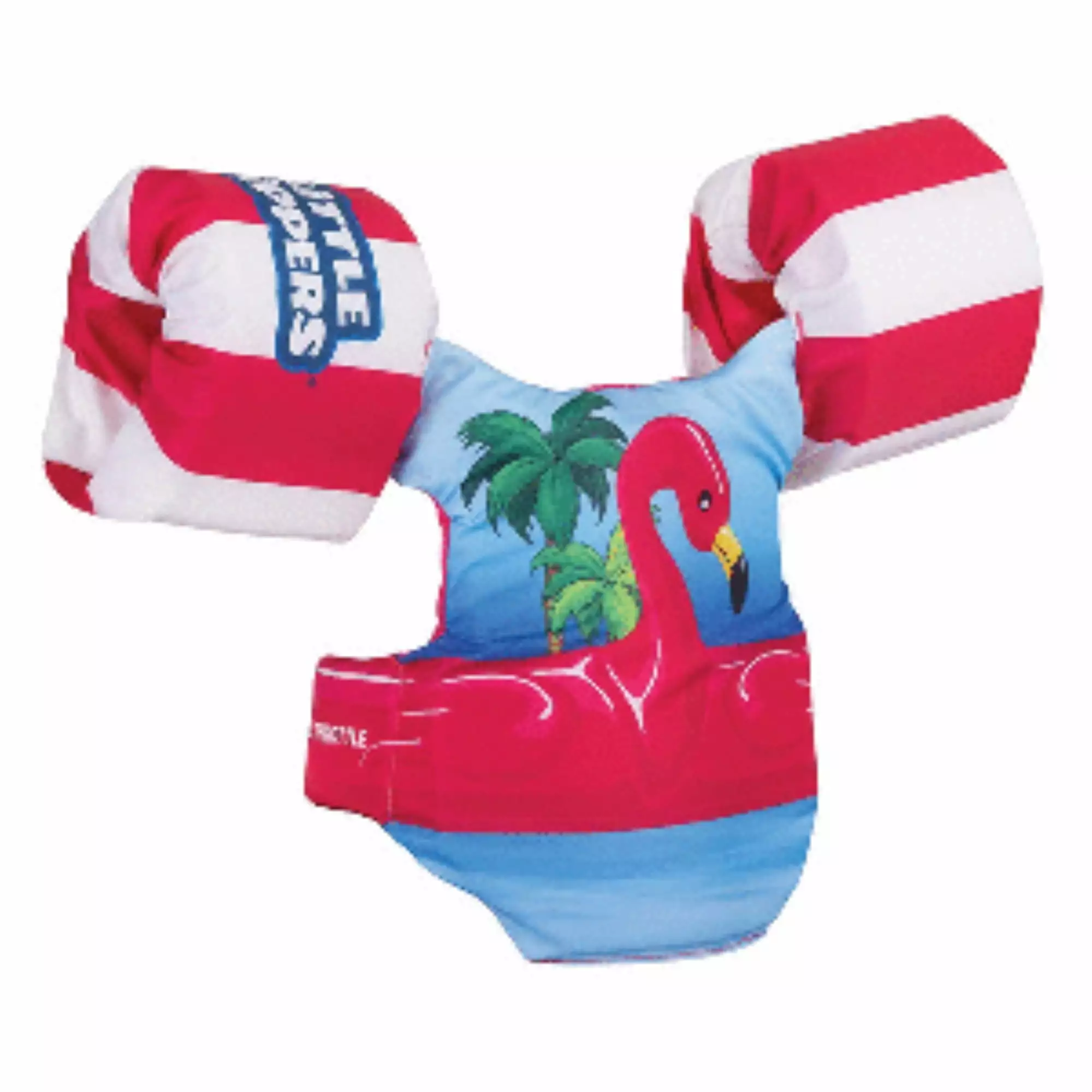 Full Throttle Little Dipper Life Jacket Kids - Flamingo Design Safety Vest Water Play